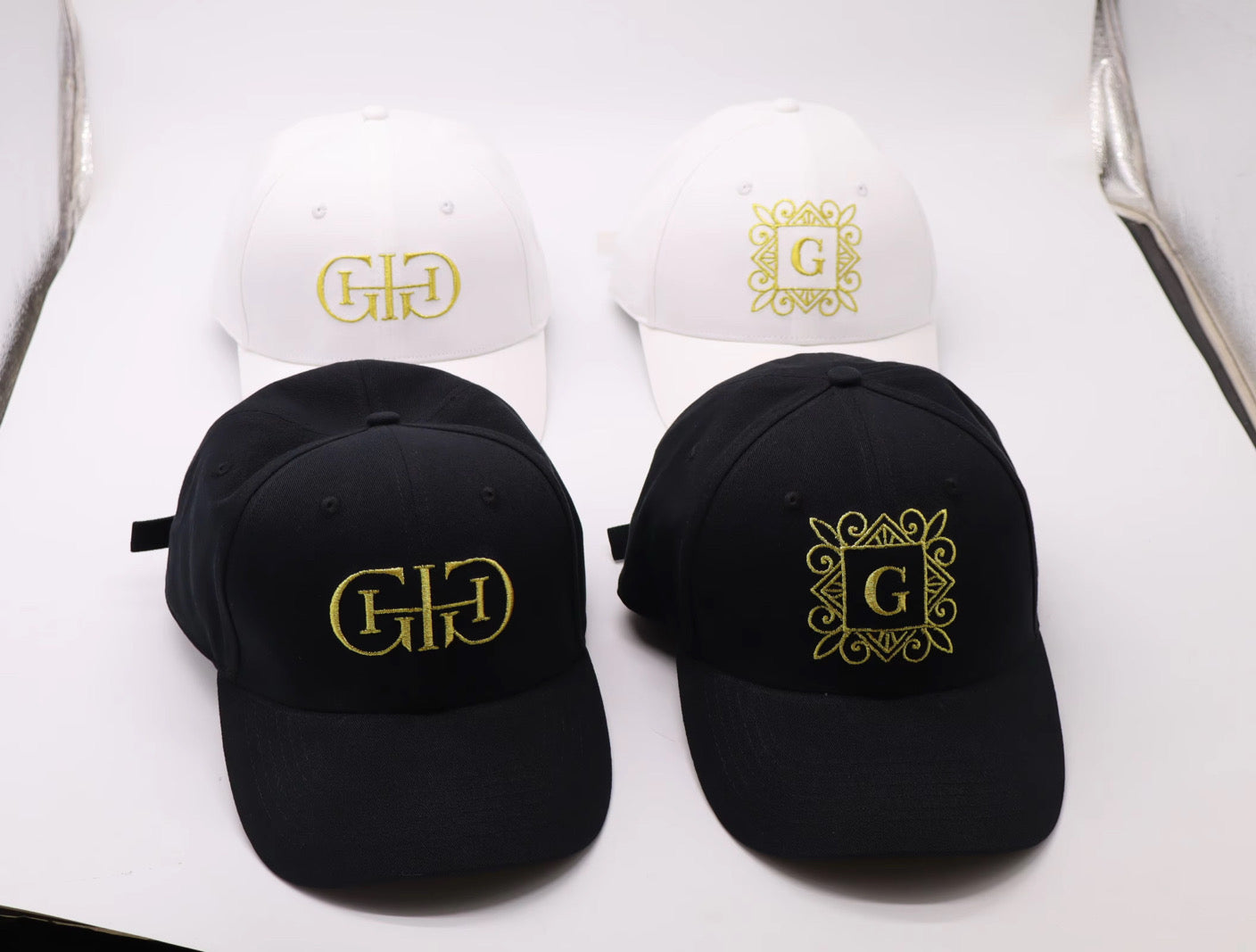 GERON Premium Cap – White Gold Edition