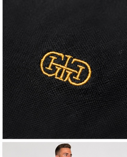 GERON Signature Polo – Black/Gold