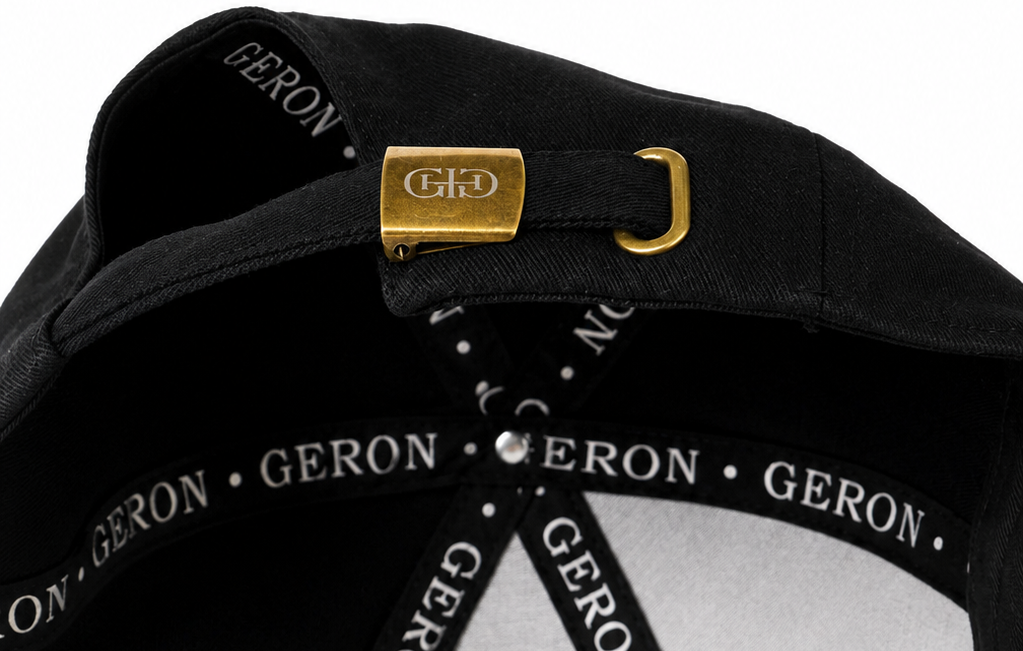 GERON Premium Cap – Black Gold Edition